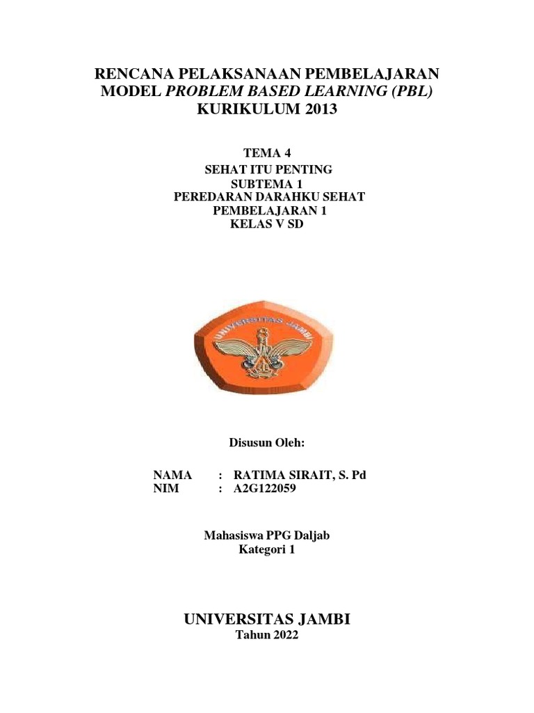 RPP Ukin | PDF | Pengembangan Diri | Sains & Matematika