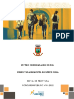 Concurso Prefeitura Santa Rosa RS 2022