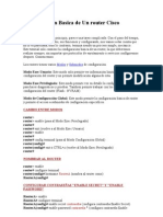 Configuración Basica de Un Router Cisco