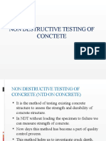 NDT Methods for Concrete Strength and Defect Testing