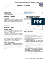 Ventanas eléctricas: diagnóstico, pruebas y reparación