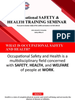 Occupational Safety and Health Seminar