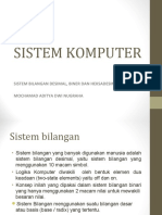 Sistem Bilangan Komputer