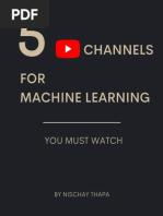 5 MUST Watch Youtube Channels For ML