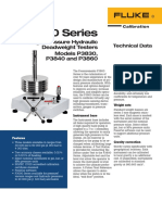 P3800 Series: High Pressure Hydraulic Deadweight Testers Models P3830, P3840 and P3860