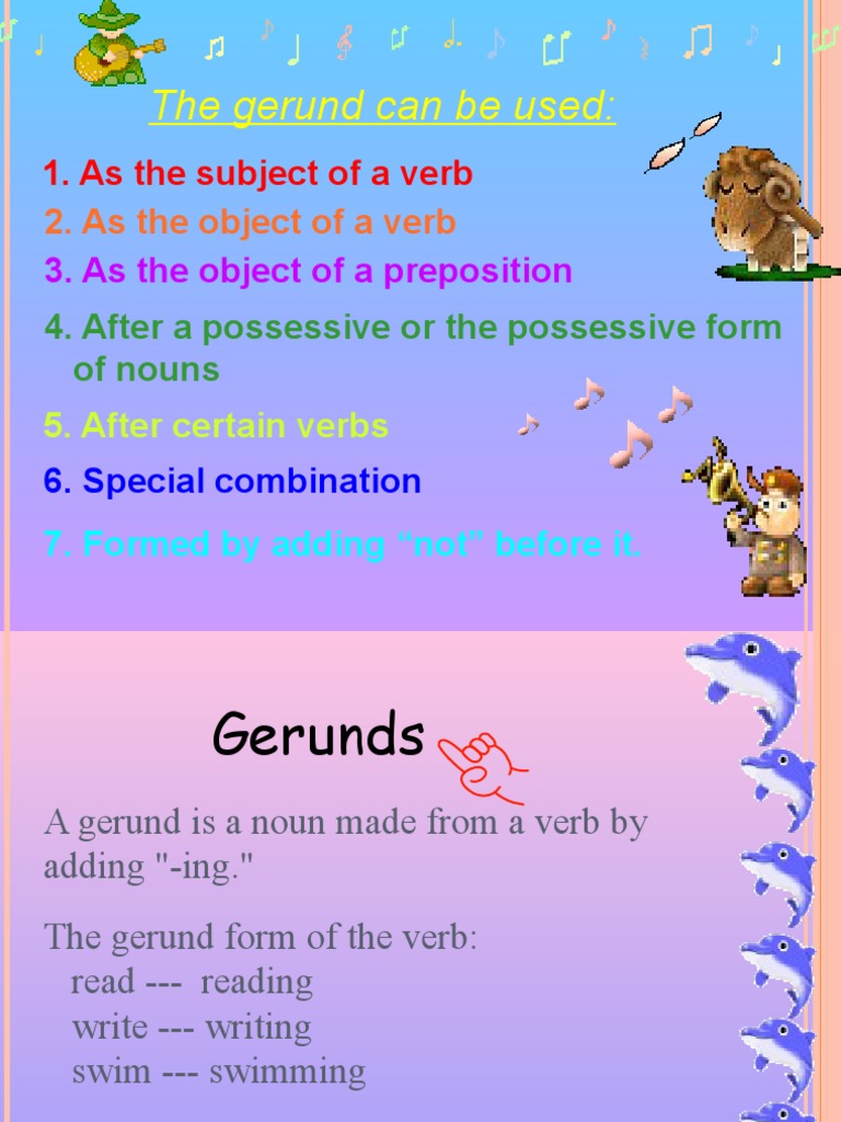 GERUNDS IN TITLES intelligence overview