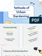 TLE8.Methods of Urban Gardening