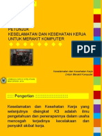 Petunjuk Keselamatan Dan Kesehatan Kerja Untuk Merakit Komputer