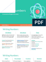 22.1 (PDF at Task 1) How To Write Numbers PDF