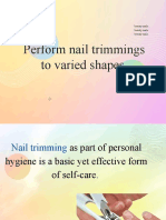 Proper nail trimming prevents problems