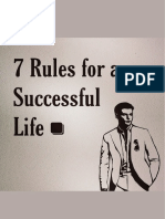 7 Rules For A Successful Life
