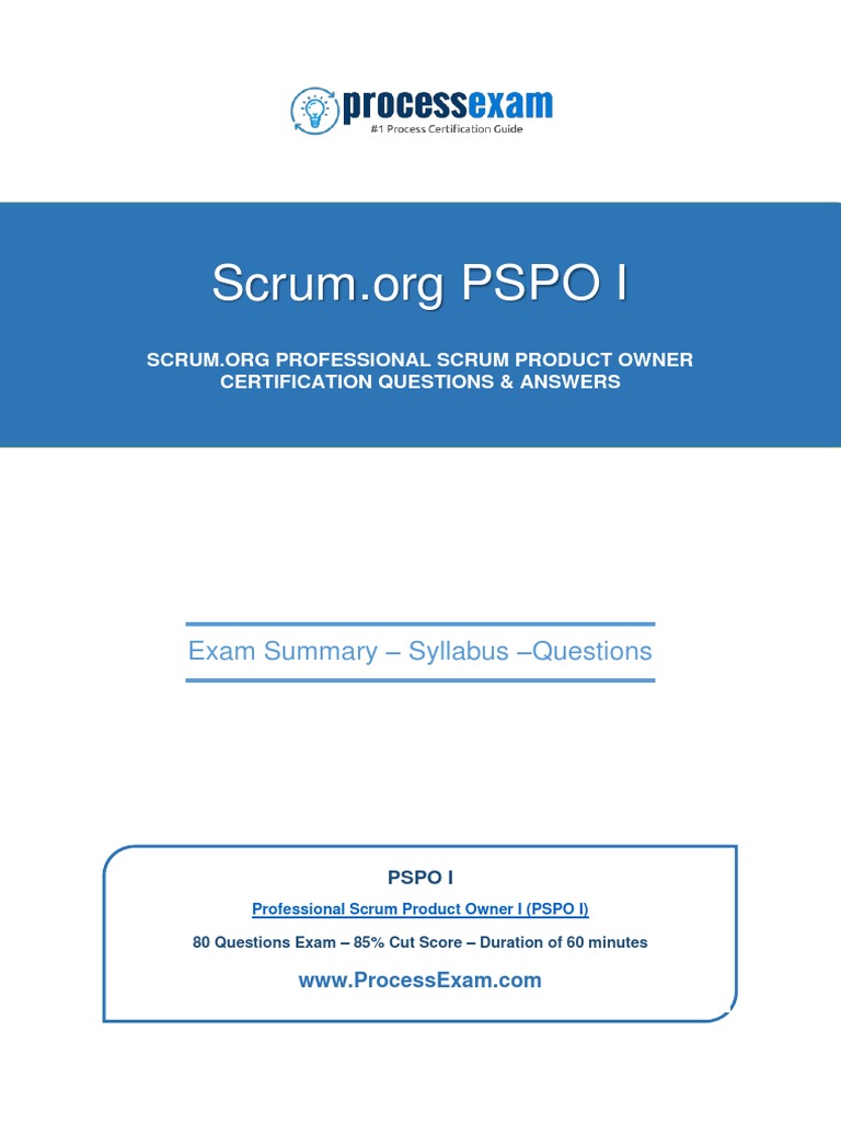 PSPO-II Zertifikatsfragen