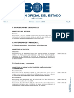 Boletín Oficial del Estado 4 enero 2023 disposiciones