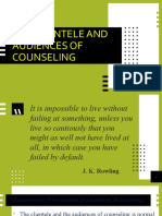 The Settings, Processes, Methods, and Tools in Counseling