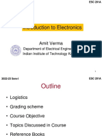 Introduction To Electronics: Amit Verma