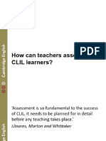 M3 E2 L1 How Can Teaches Asses CLIL