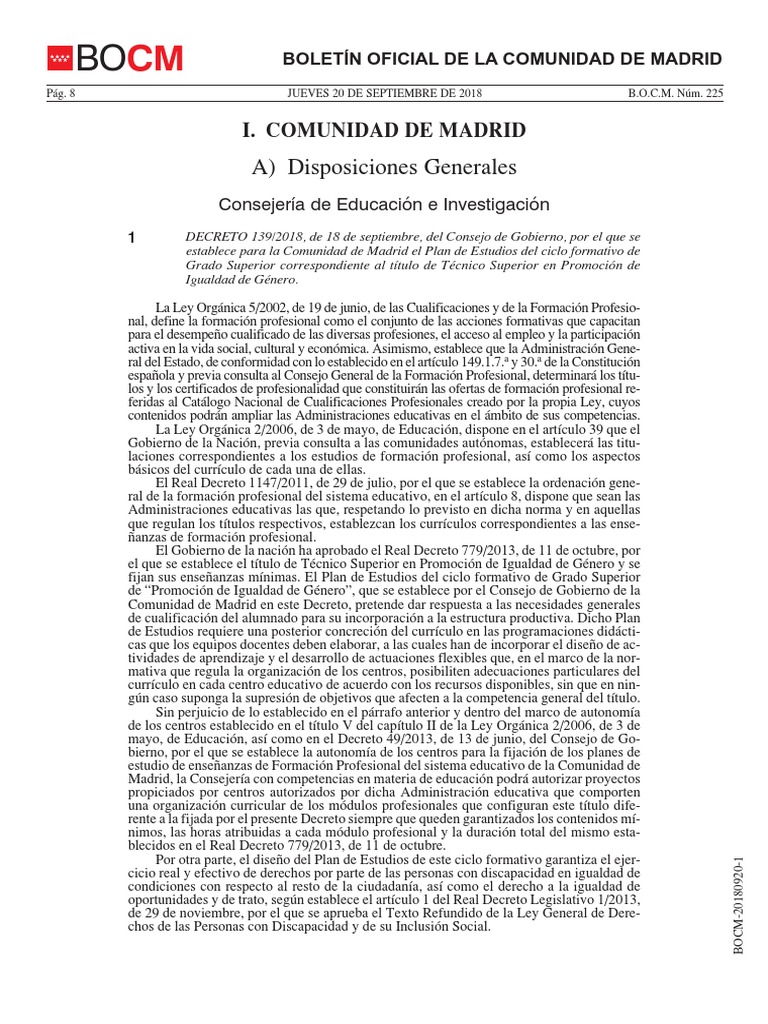 Plan de Estudios Técnico Superior Igualdad | PDF | La violencia contra ...