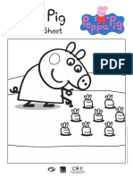 Peppa Pig Coloring Sheet Printable