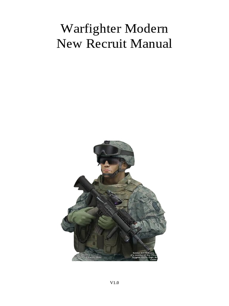 WF Modern New Recruit Manual | PDF | Dice | Ammunition