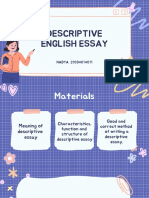 Descriptive English Essay (PPT) - Nadya