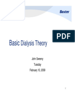 Basic Dialysis Theory Sweeny