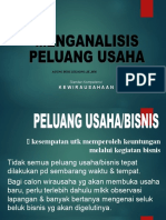 Menganalisis Peluang Usaha