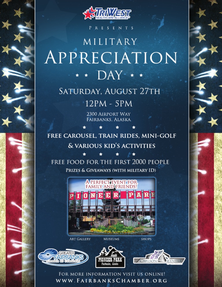 Military Appreciation Flyer