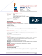 MATERIAL SAFETY DATA SHEET FOR ENKLO HLP 46 LUBRICATING OIL