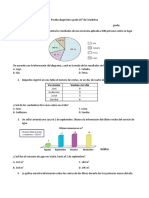 Prueba Diagnóstica Grado 10 ESTADISTICA