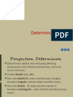 Determinan Dengan Sarrus, Ekspansi Laplace Dan OBE