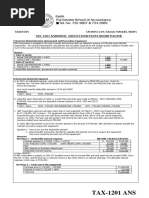 TAX 1201 Answers Deductions From Gross Income