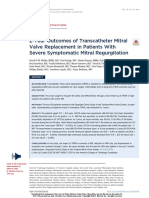 2-Year Outcomes of Transcatheter Mitral Valve Replacement in Patients With Severe Symptomatic Mitral Regurgitation