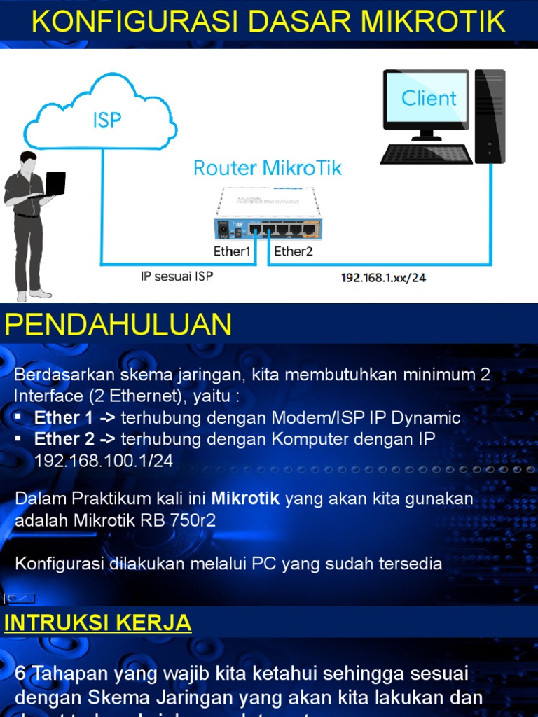 MATERI MIKROTIK Internet | PDF