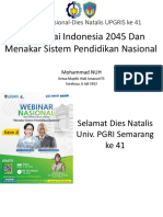 Materi Prof DR K H M Nuh, DEA Seminar Univ PGRI Semarang Juli 2022