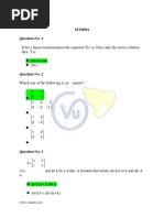 MTH501 Objective File For Mid Term