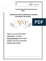 O&M Manual For (SMDB, DB Panels)