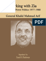 Working With Zia Pakistan's Power Politics 1977-1988