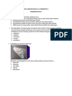 Soal Biologi Xii Semester 1