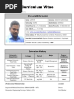 Curriculum Vitae