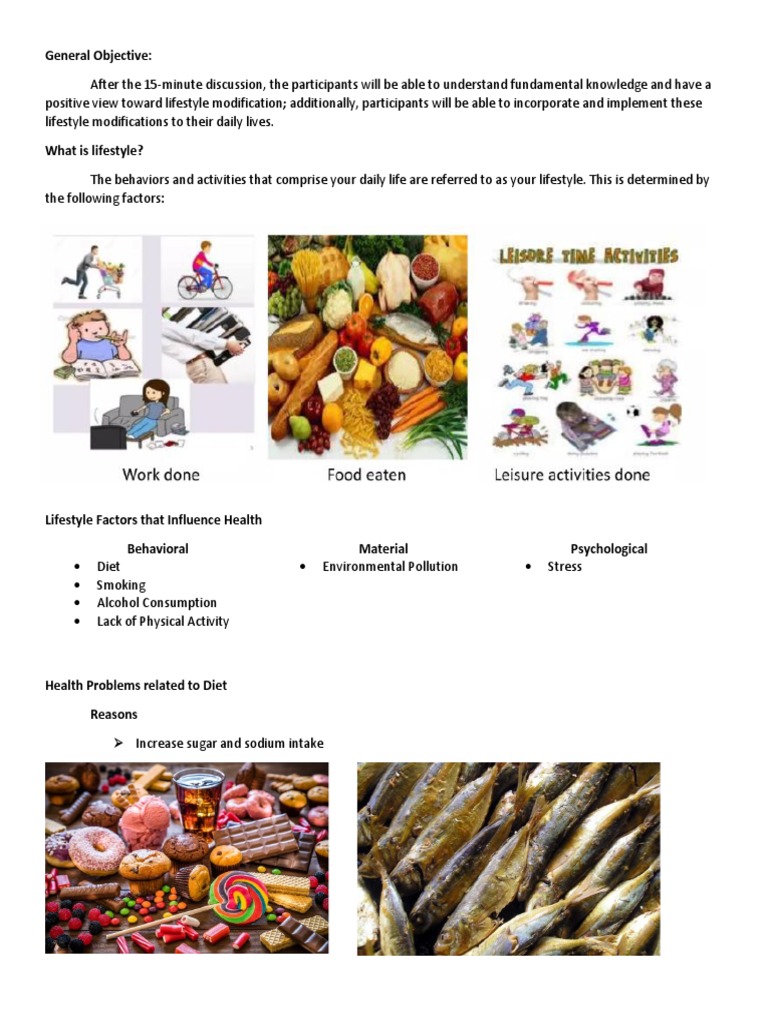 Lifestyle Changes for Better Health | PDF