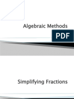 P7 Algebraic Methods