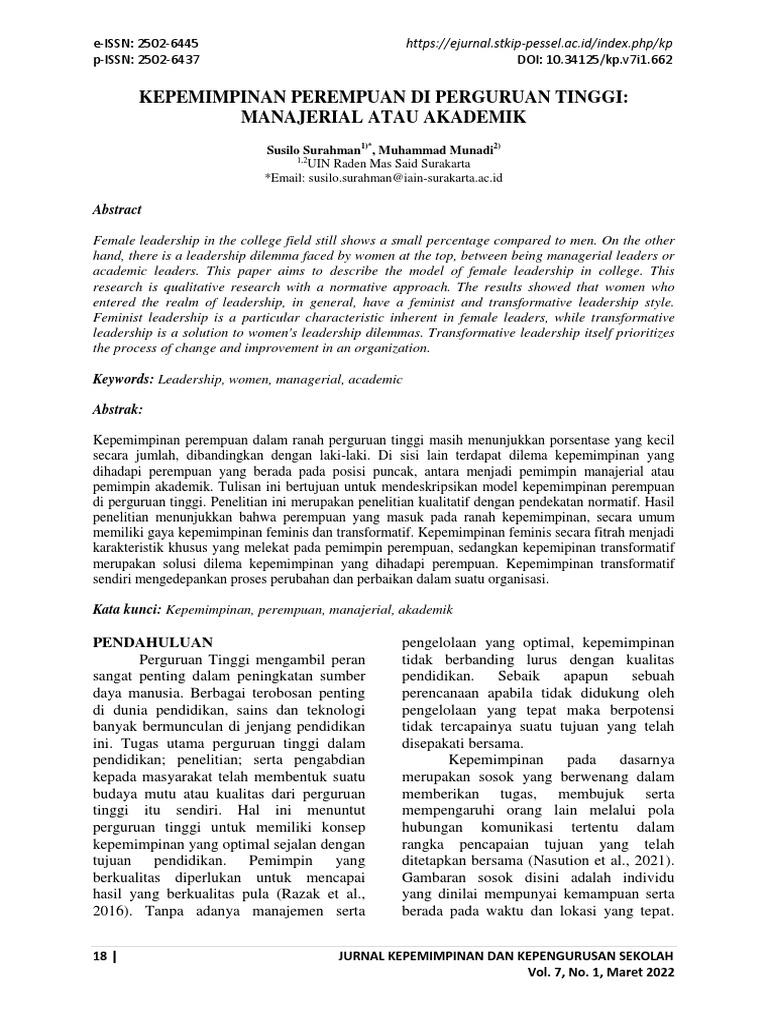 pengembangan kepemimpinan intelektual mahasiswa dalam lingkungan kampus