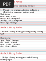 Mga Uri NG Panlapi - PPT | PDF