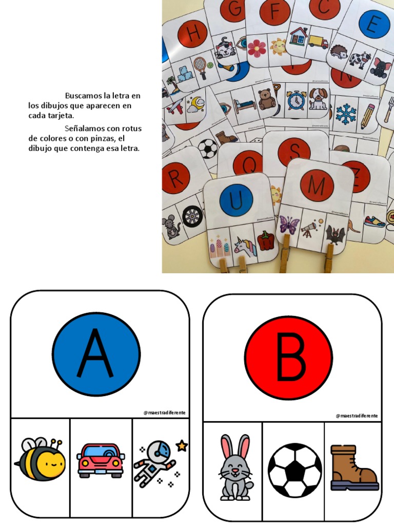 Juego de Letras para Niños | PDF