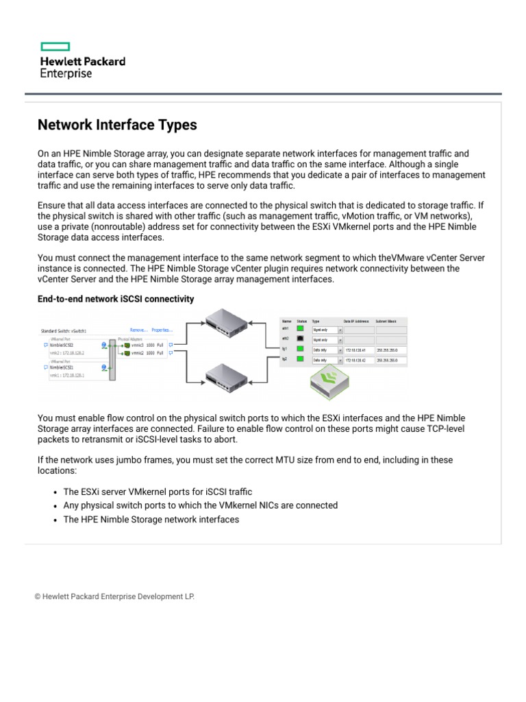 Network Interface Types PDF