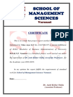 Vikash Arya Micro Finance Certificate