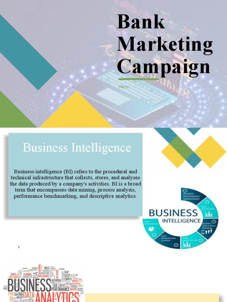 Bank Marketing Campaign PDF Marketing Business Intelligence