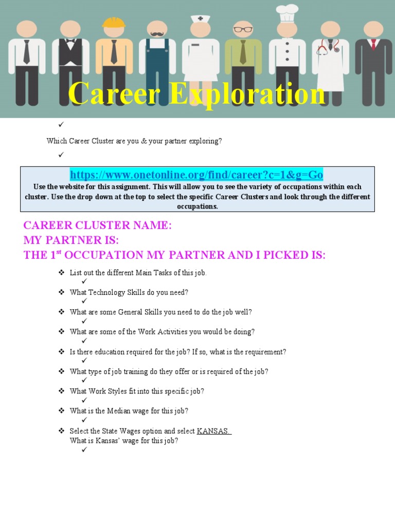 Career Explorations - Using the onetonline.org Find Page