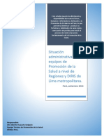 Estudio Sobre La Situacion Administrativa Promsa A Nivel Nacional