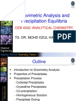 DHW - Lecture 3 - Gravimetric Analysis - 260916